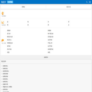 淘名字_名字大全_名字_名字打分_测名字